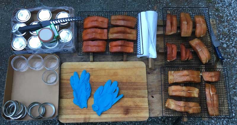 Figure 1: Arrange your work surface so that everything is within reach.