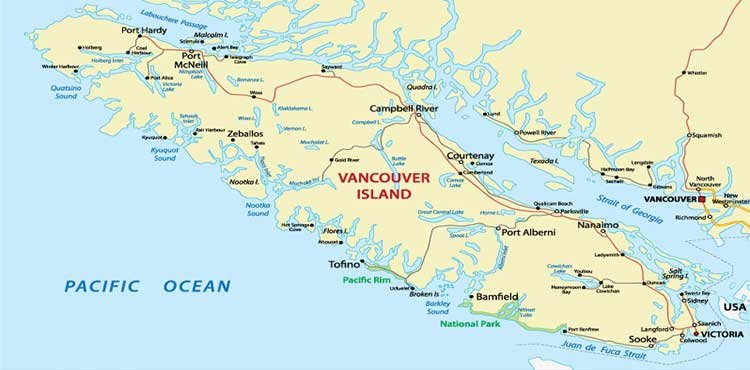 Vancouver Island Map