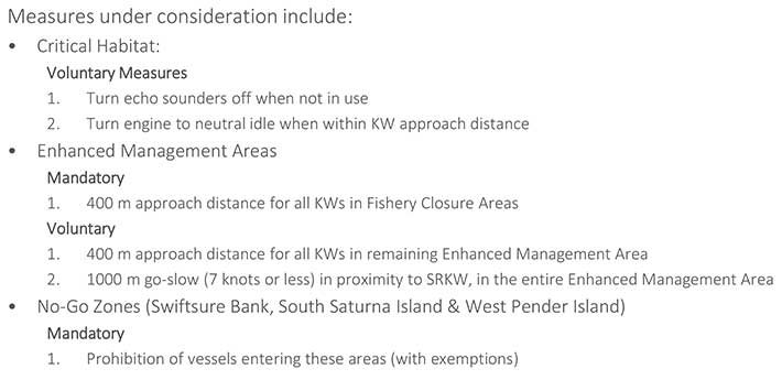SRKW Action Threatens More Closures