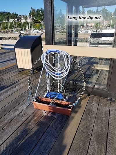 Long line dip net