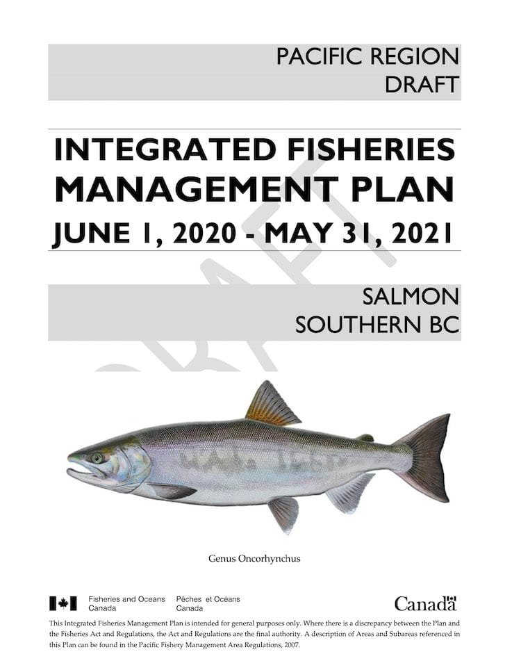 2020 – 2021 Sport Fishing Chinook Regulations Update, South Coast BC