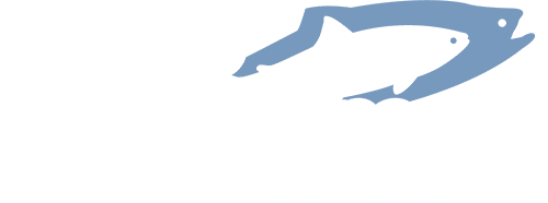 Logo of Island Fisherman Magazine featuring stylized text and a graphic of a fish in blue and white colors.
