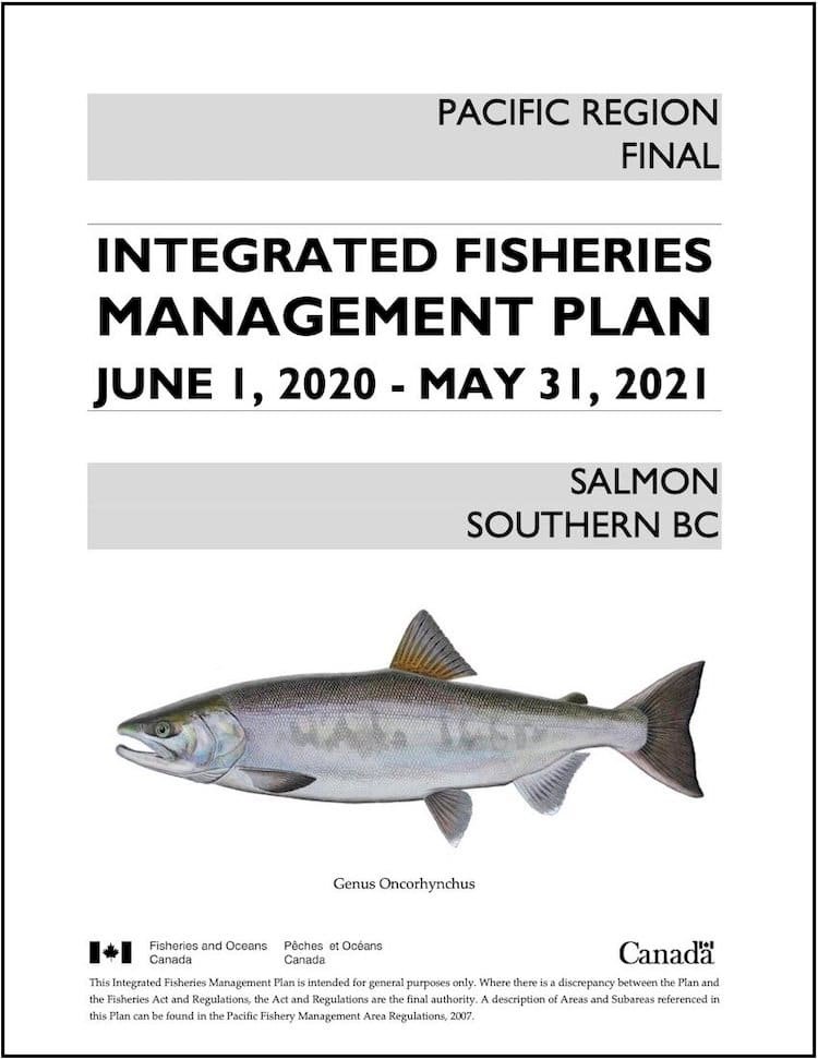 DFO Makes Interim 2021-2022 Recreational Chinook Salmon Regulation Announcement