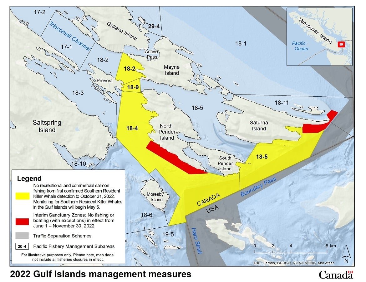DFO Announces 2022 Measures To Protect Southern Resident Killer Whales