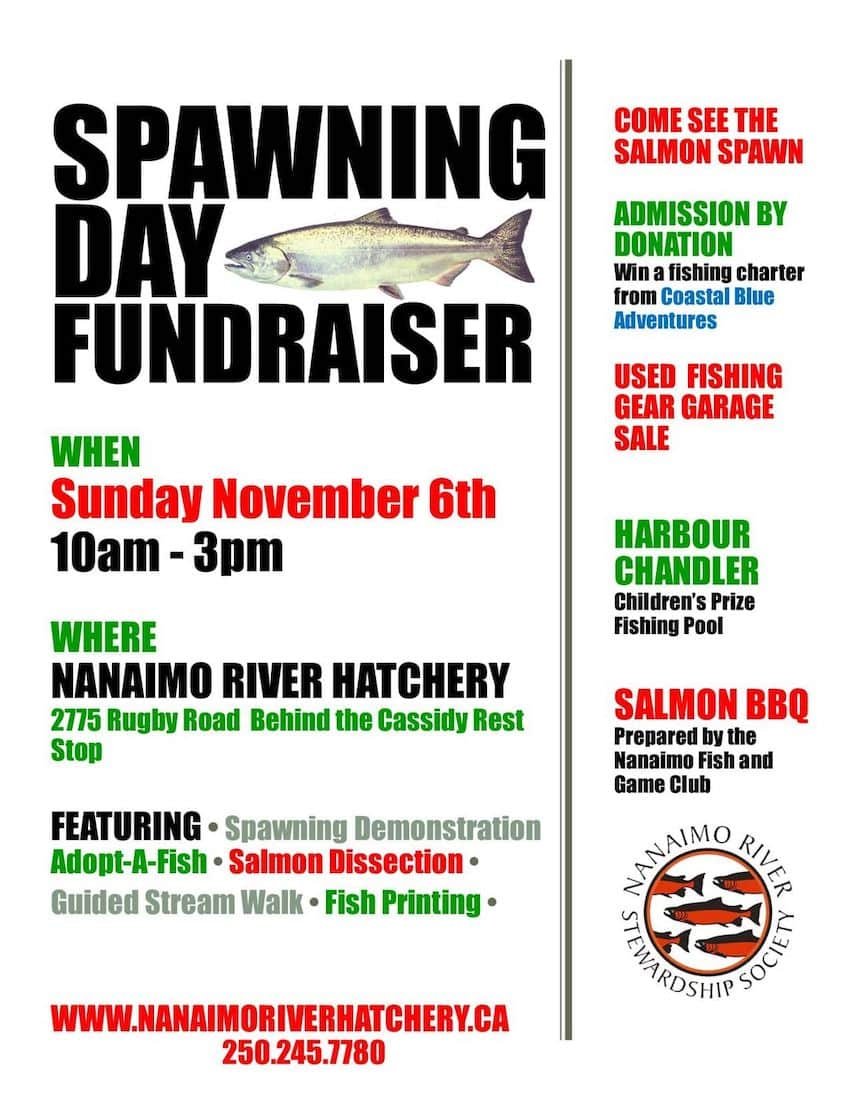 The Nanaimo River Hatchery: Spawning Days 2022 Fundraiser