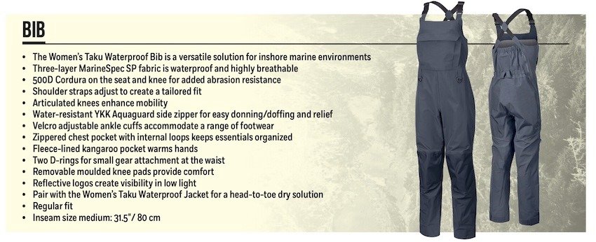 Mustang Survival Women's Taku Waterproof Bib and Jacket