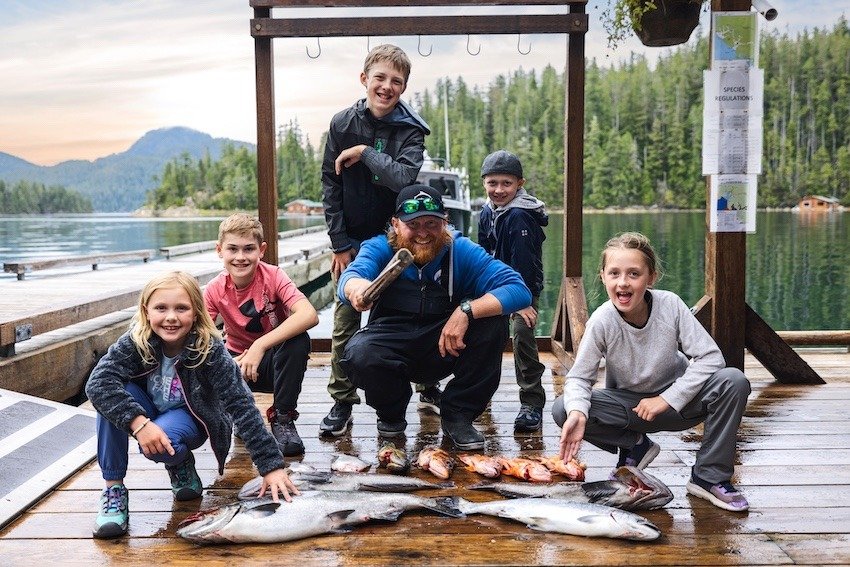 Family Fishing at Nootka Marine Adventures