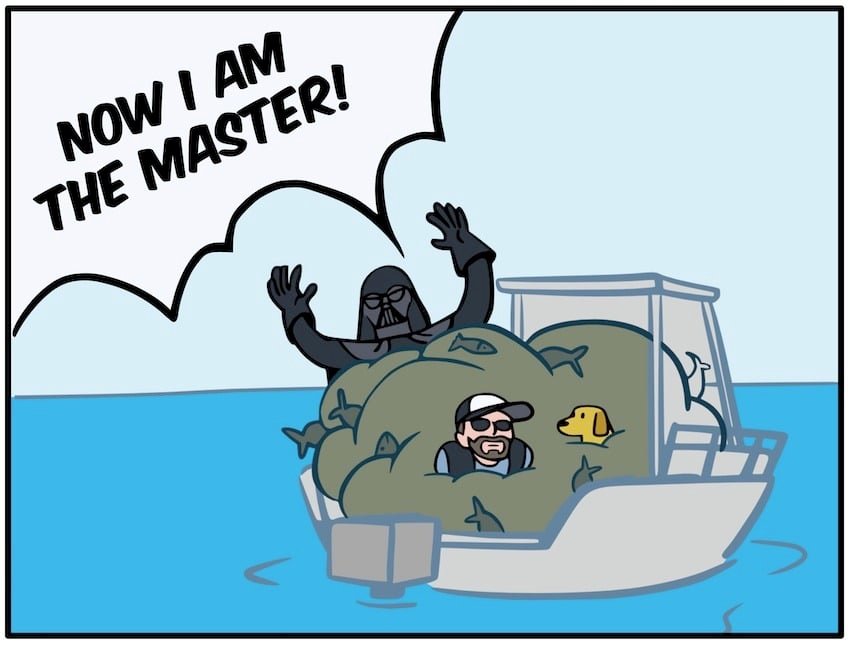 That Day I Went Fishing With Darth Vader