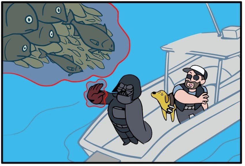 That Day I Went Fishing With Darth Vader