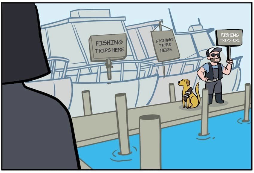 That Day I Went Fishing With Darth Vader