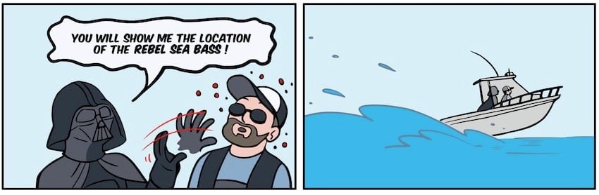 That Day I Went Fishing With Darth Vader