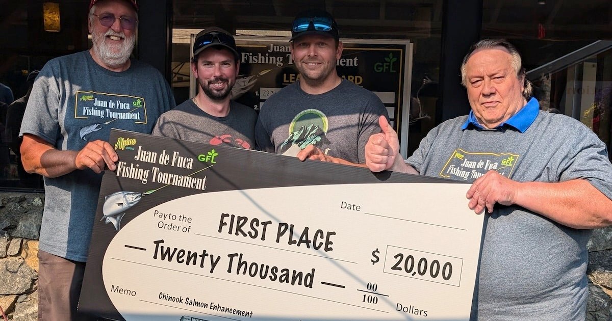 Canada Nature Strategy: 2024 Juan de Fuca Salmon Derby winners and community fundraising for BC salmon enhancement