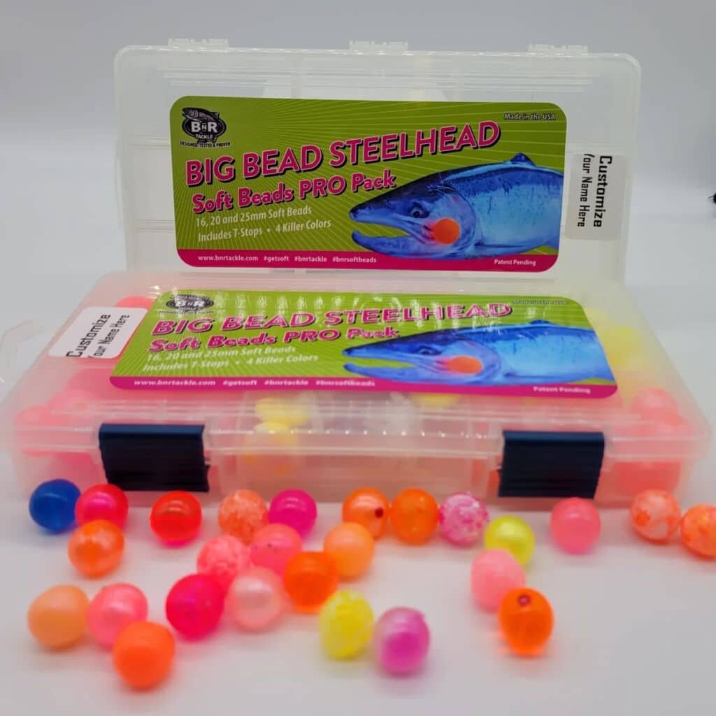 Float Fishing Soft Beads on the River