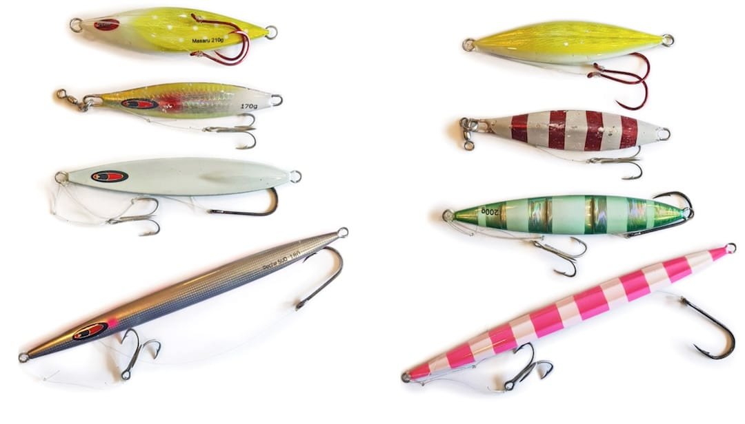 Slow Pitch jigs (front & back side)