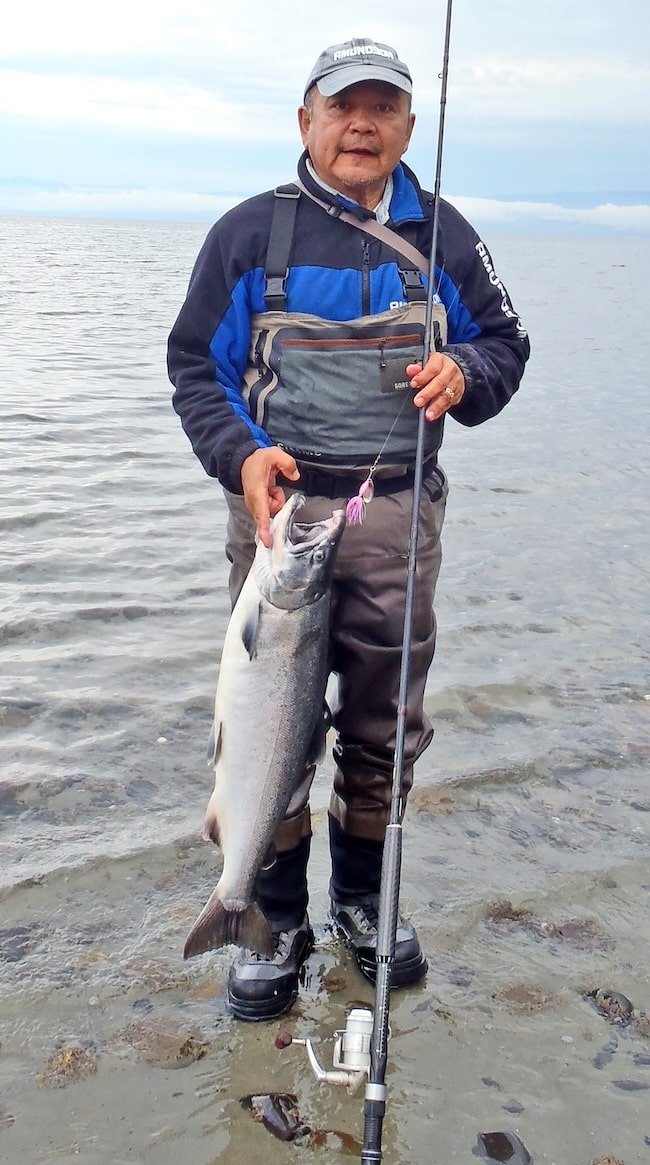 Squid Spinners for Salmon Beach Fishing
