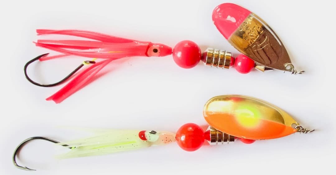 Squid Spinners for Salmon Beach Fishing