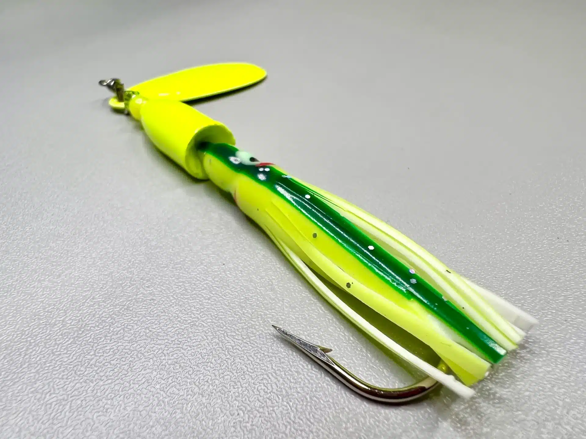 Squid Spinners for Salmon Beach Fishing
