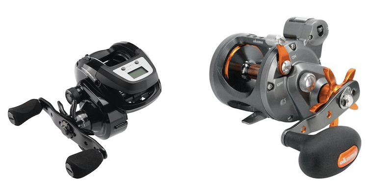 2 fishing reels good for trolling with plugs
