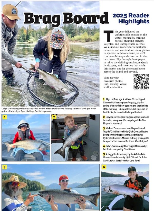 Island Fisherman Brag Board 2025 phtoos of people and family fishing