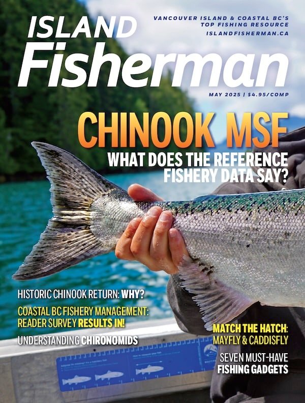 cover of May Issue Island Fisherman magazine 2025 MSF Fishery data