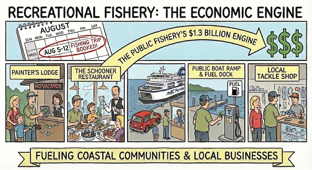 Recreational fishery boosts local economy. Changing the Salmon Allocation Policy would take that away.