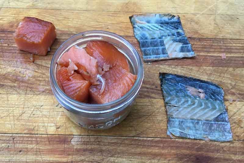 Figure 2: Leave at least a ½” of room at the top of each jar.